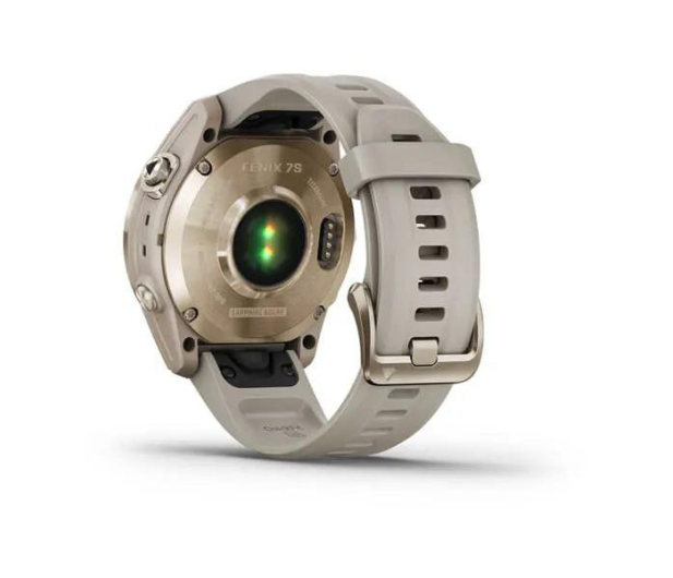GARMIN Fenix 7S Sapphire Solar Kremowozloty tytan z jasnopiaskowym paskiem 010-02539-21 - 1467053 - zdjęcie 11